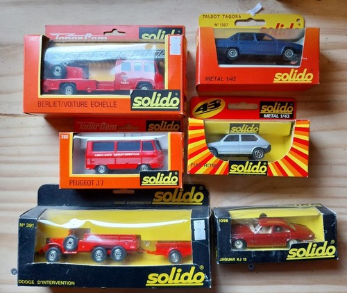 Lot solido camion pompier