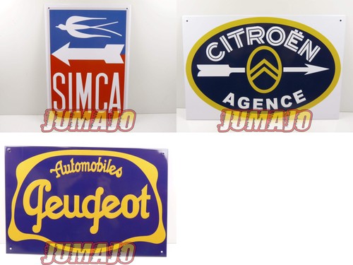 Lot plaques publicitaire - de, 3